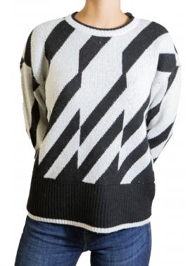 Maglione zebrato Only